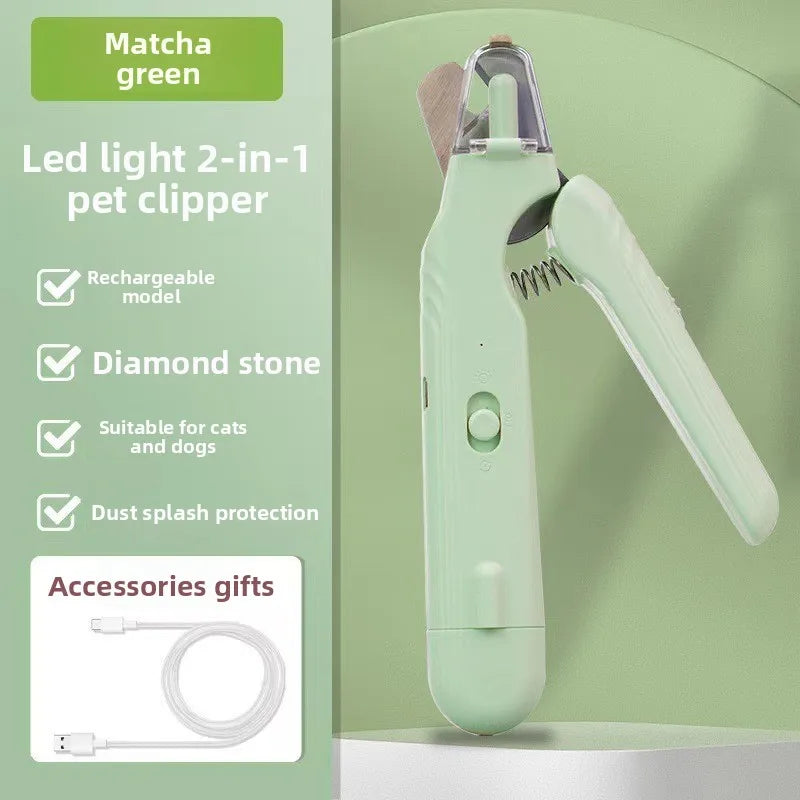 2 in 1 Electric Pet Nail Trimmer