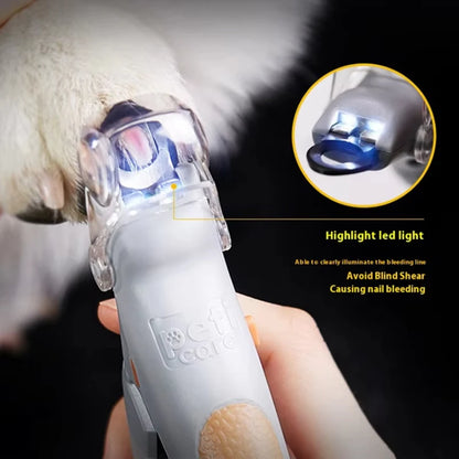 1PCS LED Nail Clipper