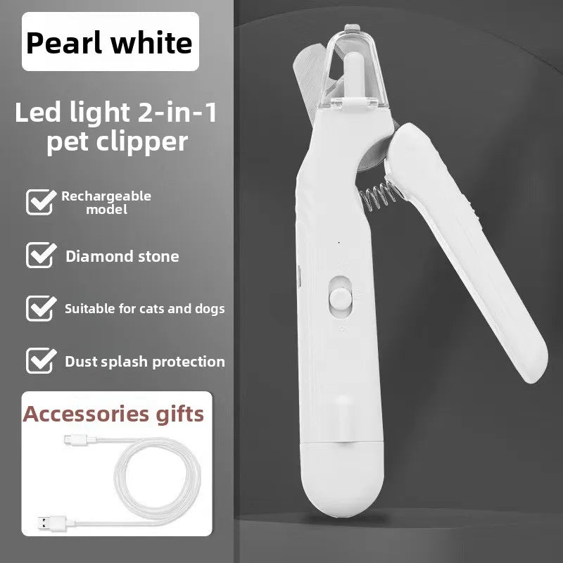 2 in 1 Electric Pet Nail Trimmer