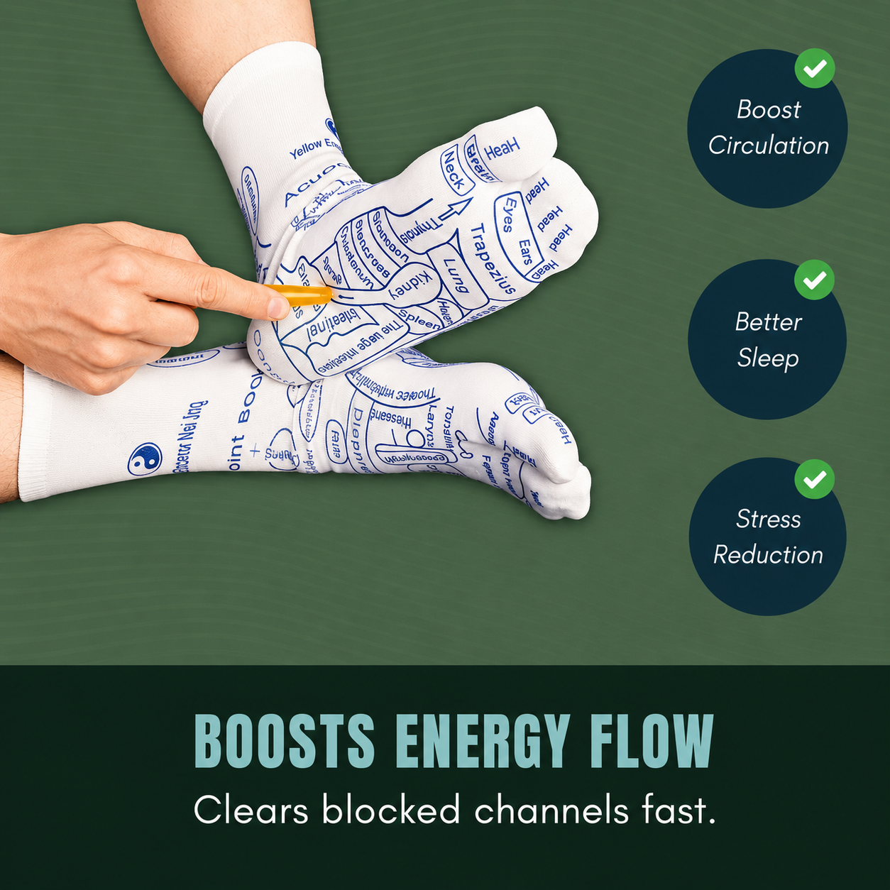 Footzenco™ ReflexTherapy Socks