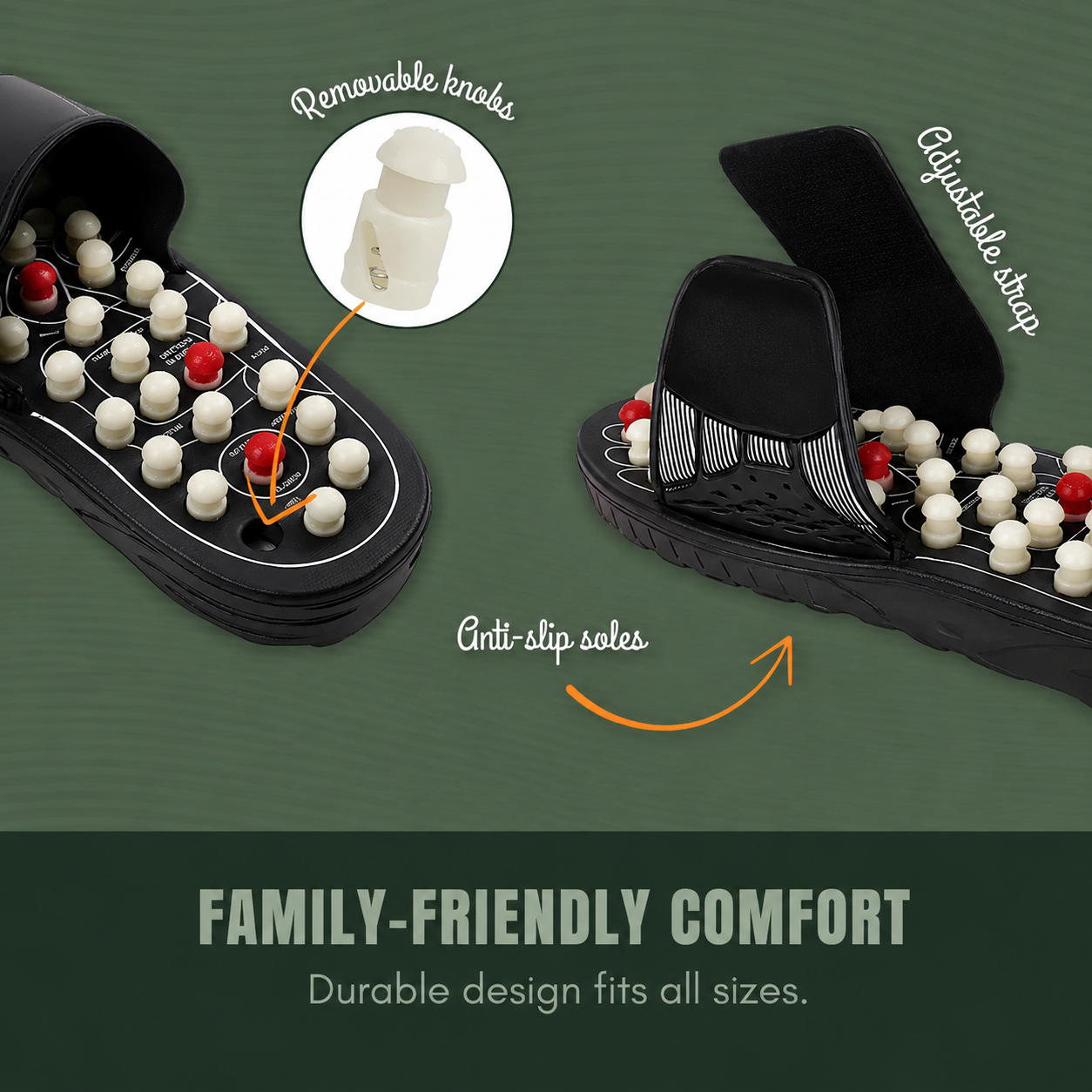 Footzenco™ Acupressure Massage Slippers